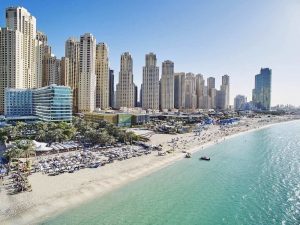 Marina beach, Dubaj