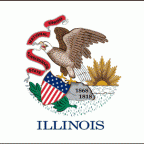 Vlajka Illinois